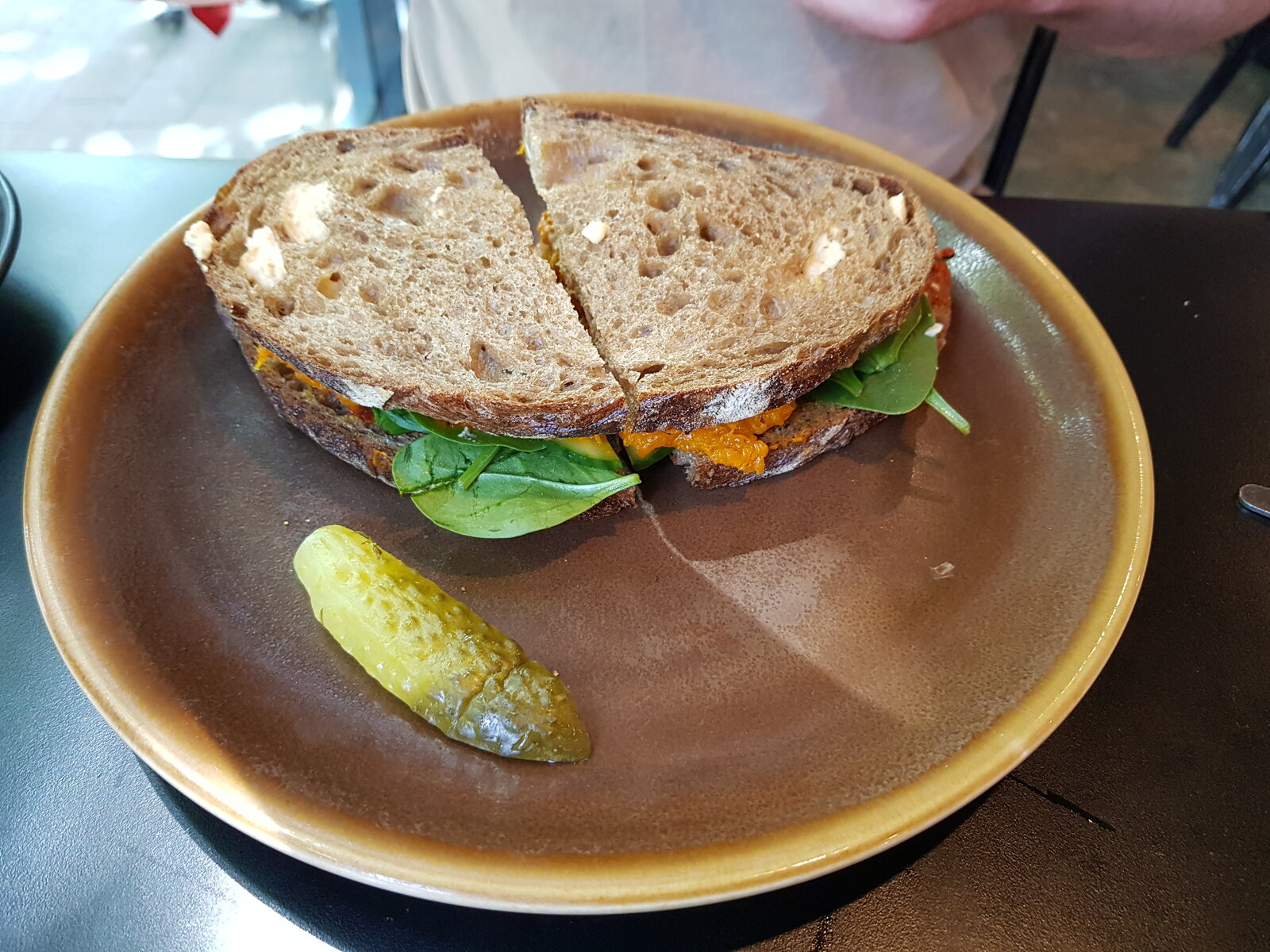 Pumpkin sandwich