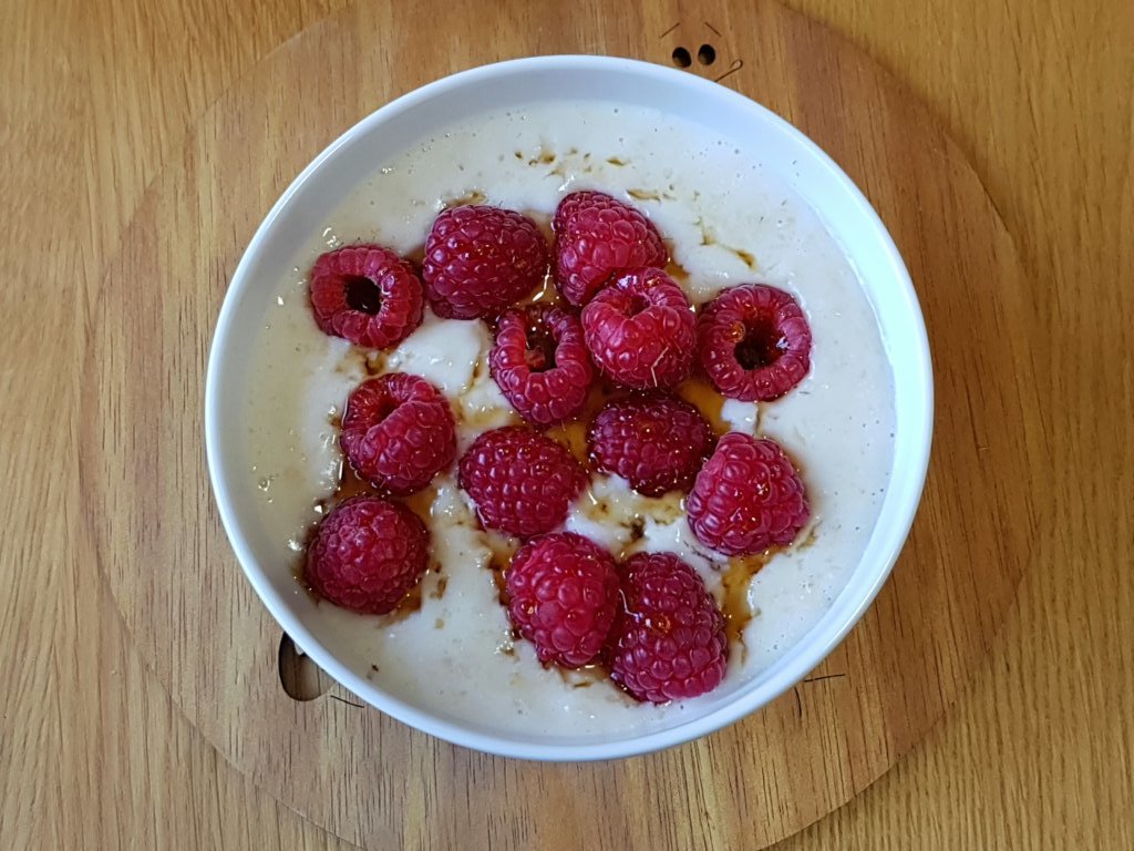 Raspberries, porridge and maple syrup.jpg