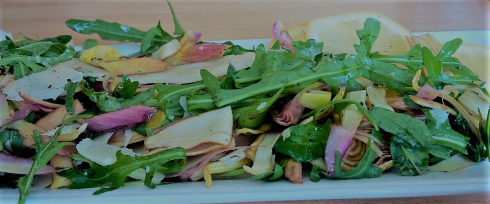 Raw Artichokes Salad