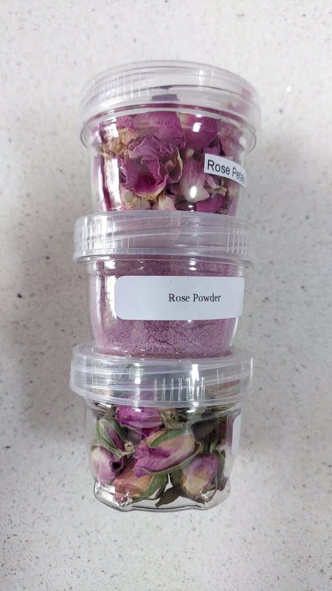 Rose Petals, Rose Petal Powder & Dried Rose Buds