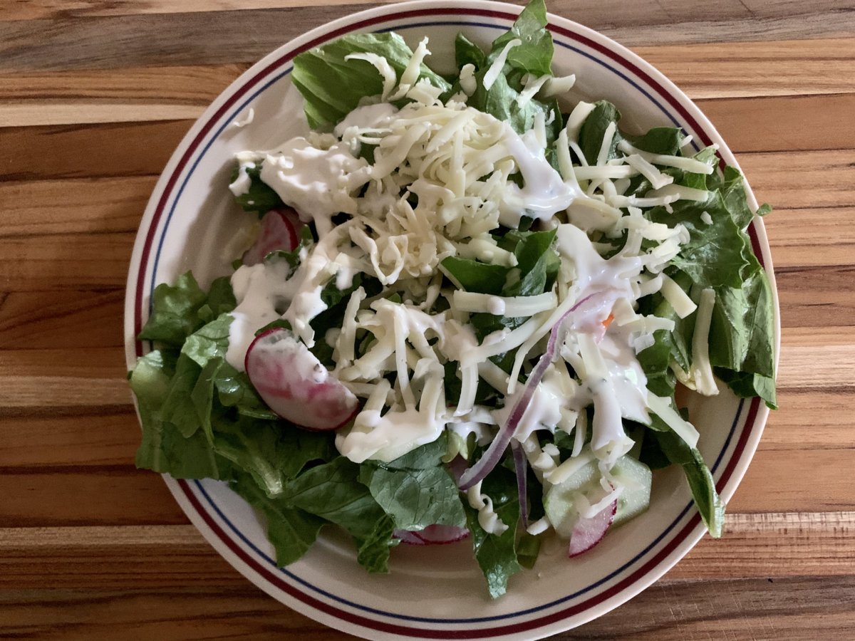 Salad W/ Buttermilk Dressing