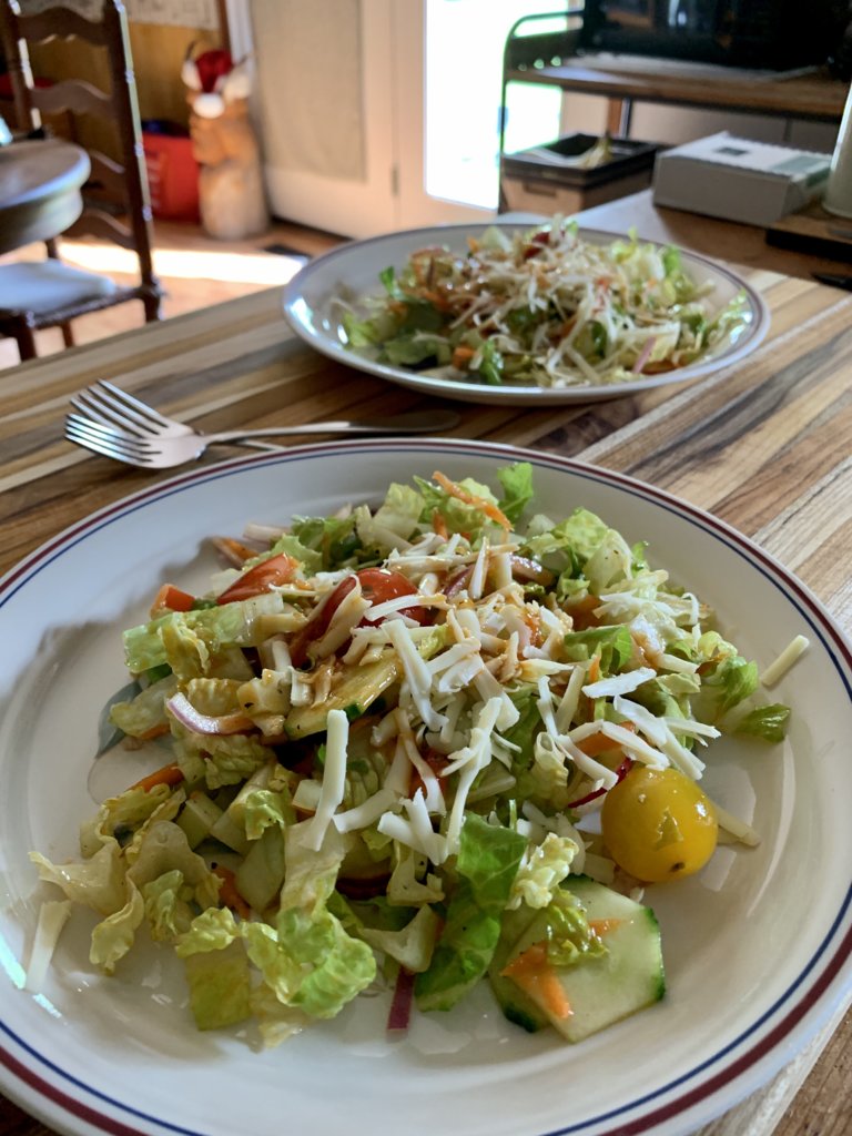 Salad With French Dressing