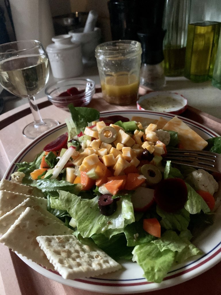 Salad With Italian Dressing