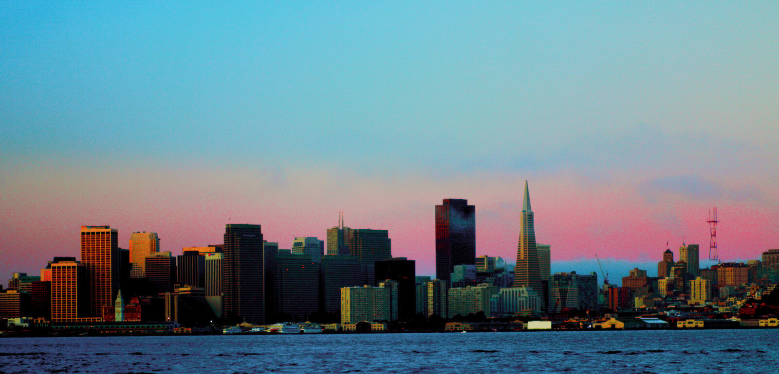 San Francisco Cityscape at Blue Hour