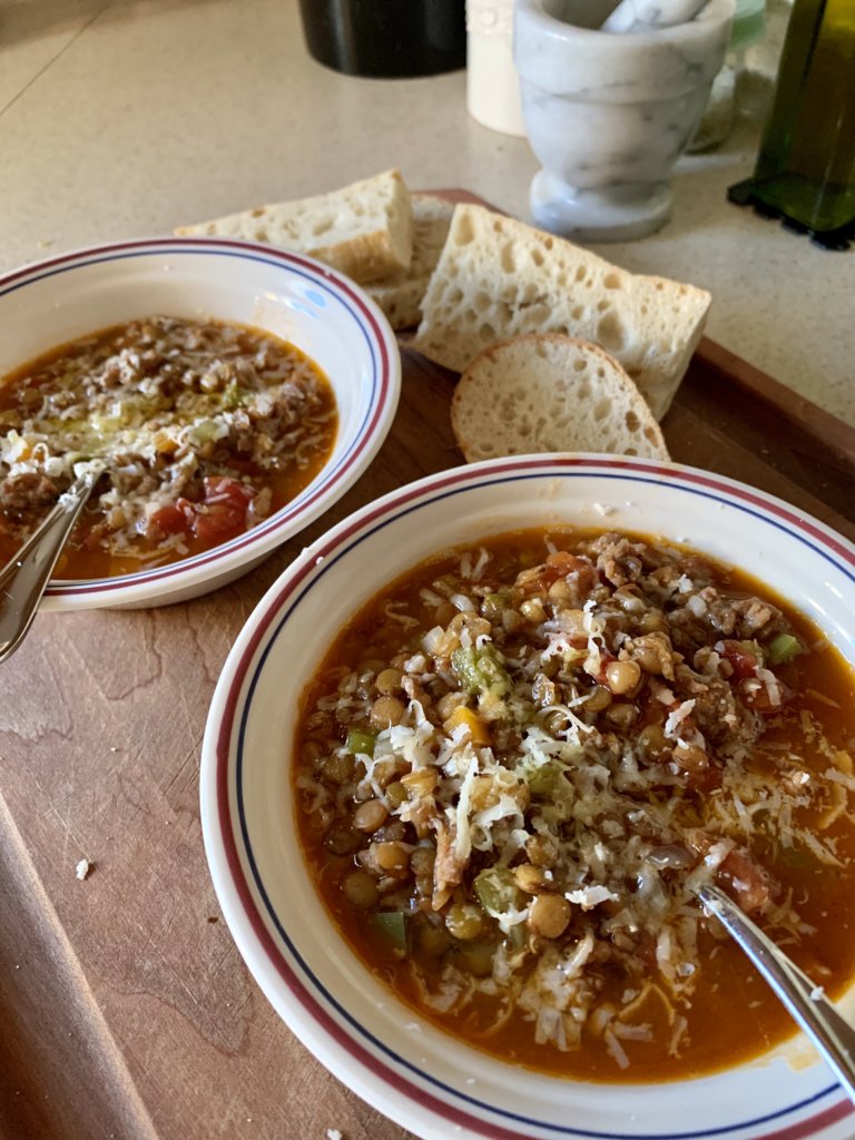 Sausage And Lentil Soup