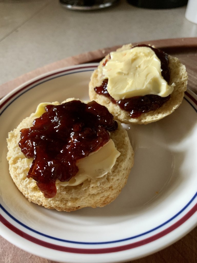 Scones And Christmas Jam