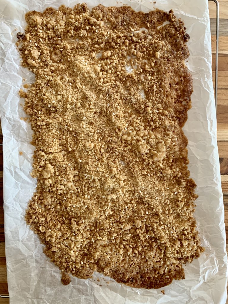 Sesame Crumble