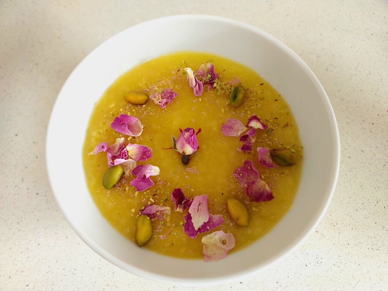 Sholeh Zard - Persian Saffron Rice Pudding