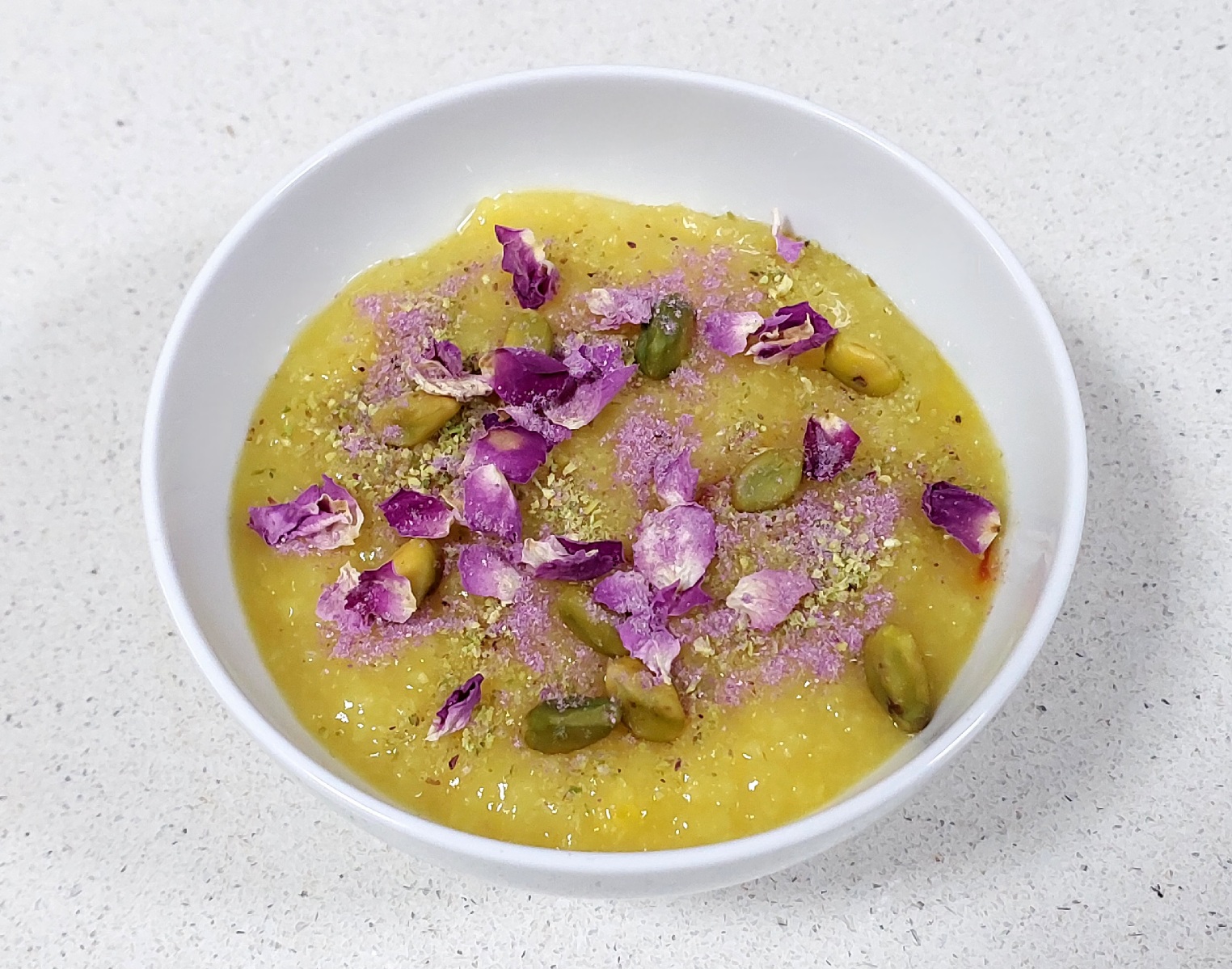 Sholeh Zard/Sari Shilah - Persian Saffron Rice Pudding