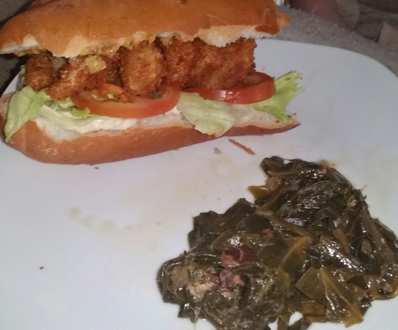 Shrimp po boy