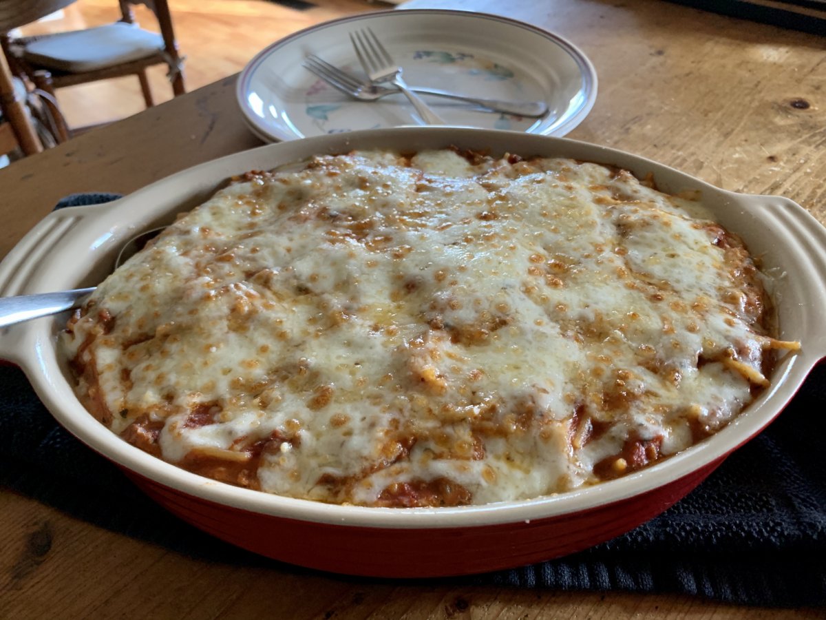 Skillet-Baked Spaghetti