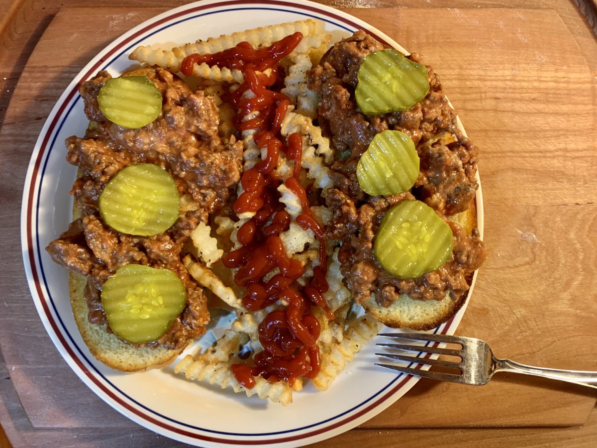 Sloppy Joes And Fries