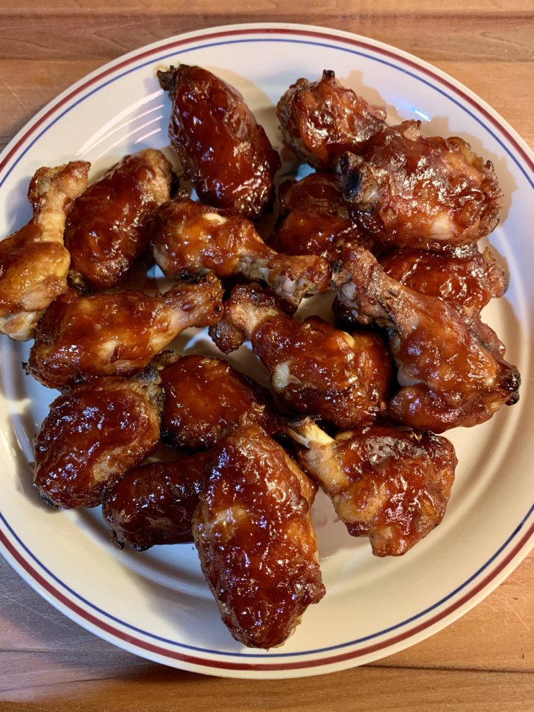Smoky Cranberry Chicken Wings