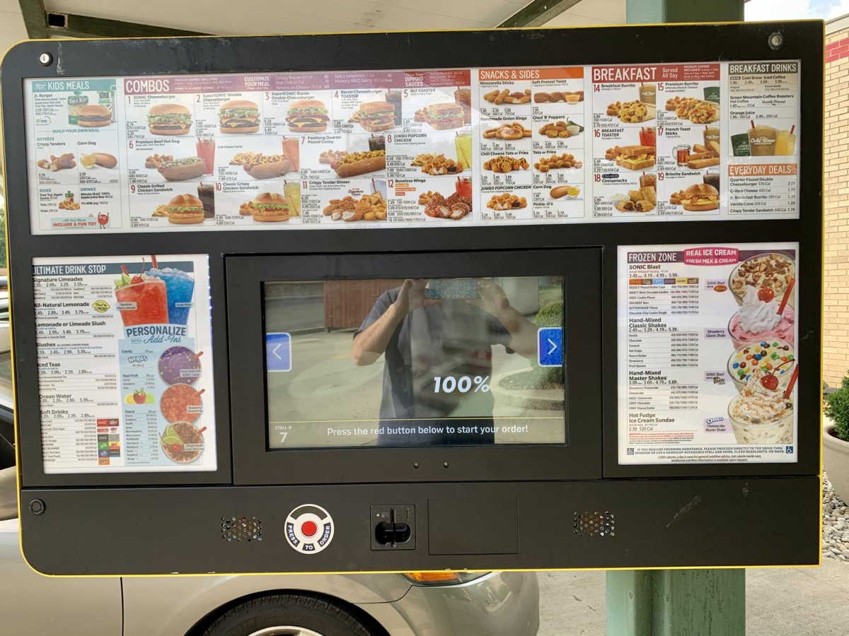 Sonic Menu