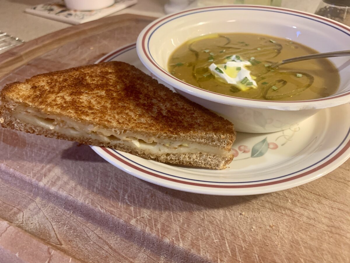 Soup & (Half A) Sandwich