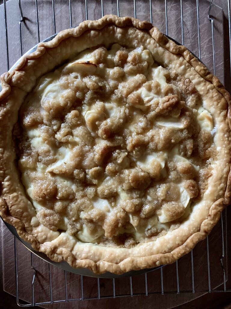 Sour Cream Apple Pie