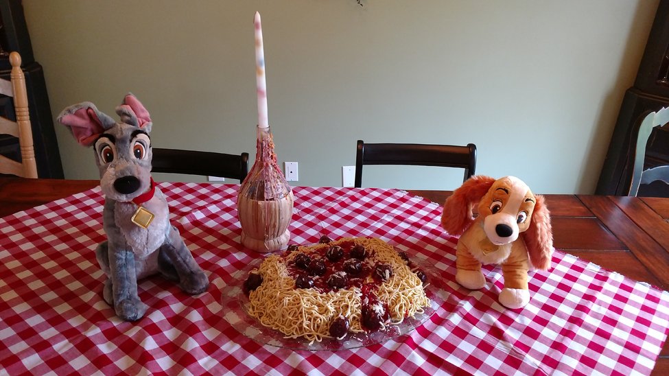 "Spagetti & Meatballs" Cake