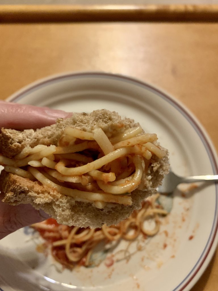 Spaghetti Sandwich