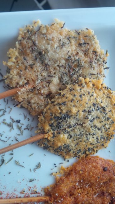 Spiced Parmesan Lollipops