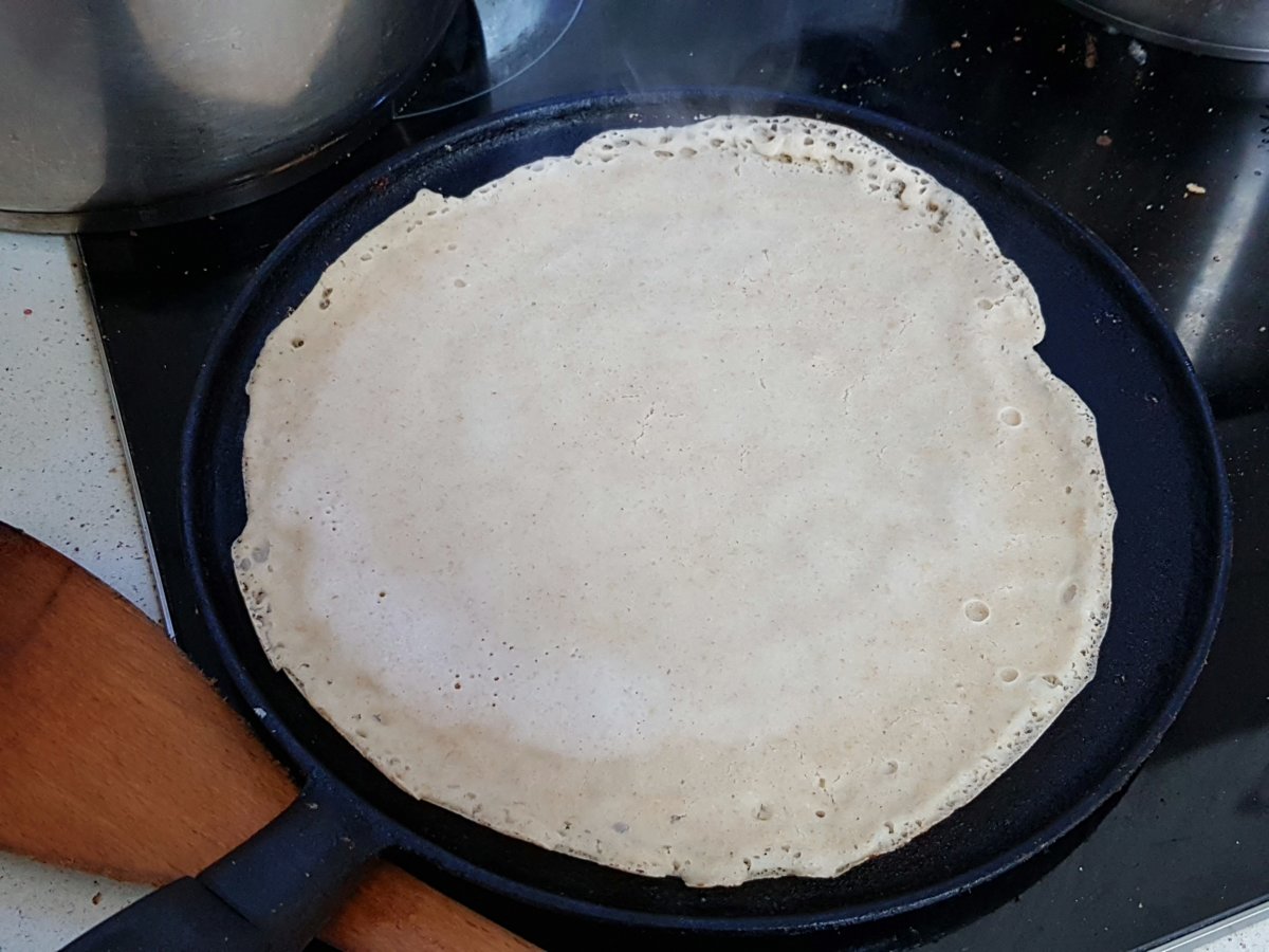 Staffordshire Oatcakes on the Griddle