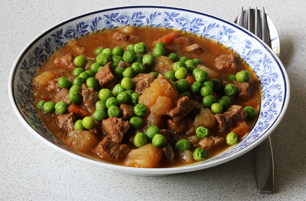 Stew with peas (natural).