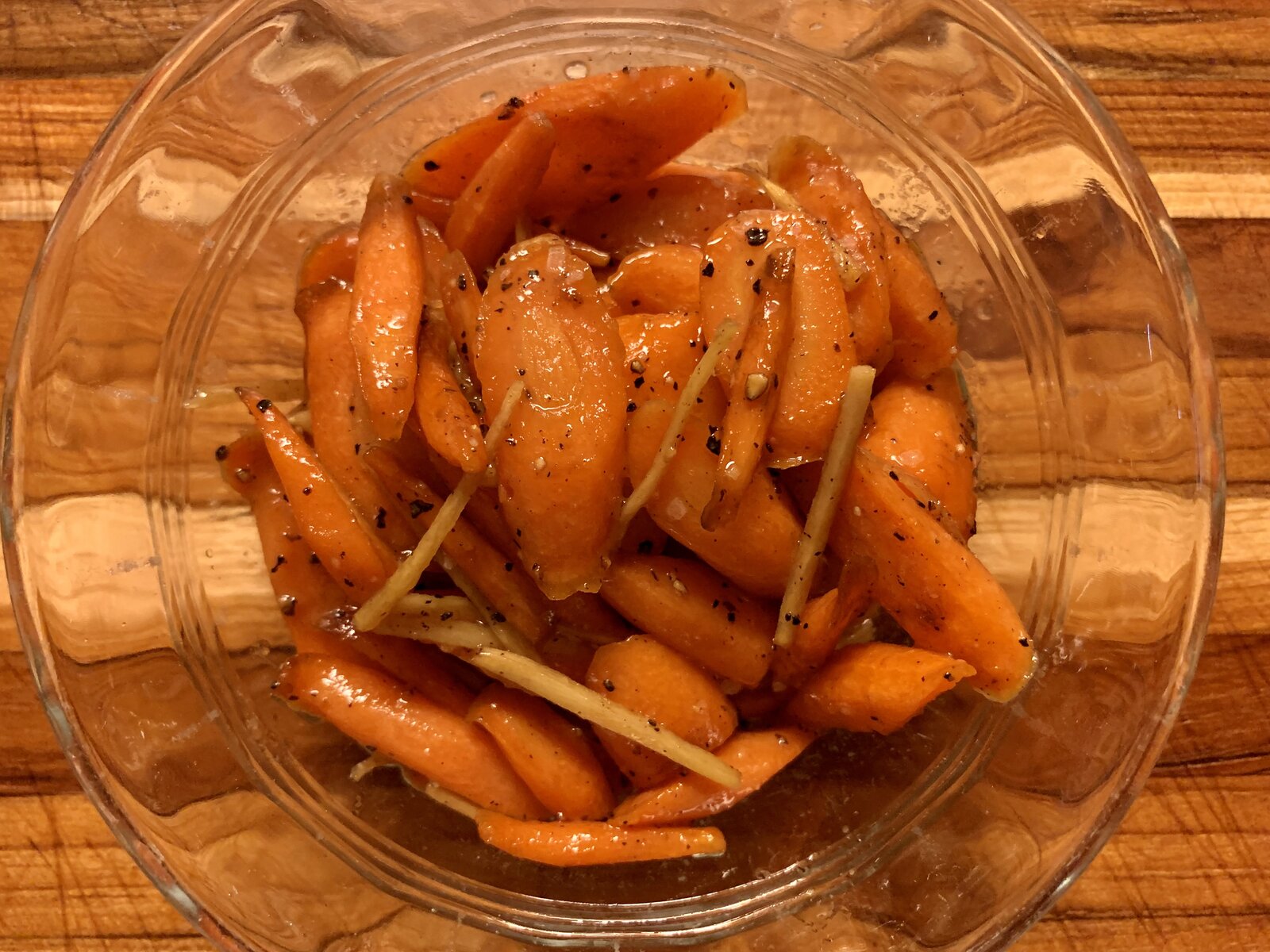 Sticky Carrots w/ Whiskey & Ginger Glaze