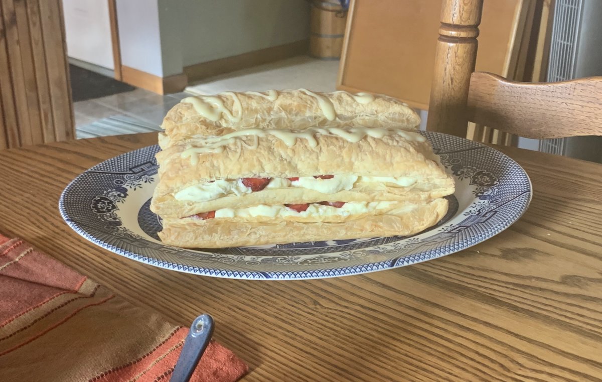 Strawberries-And-Cream Napoleons