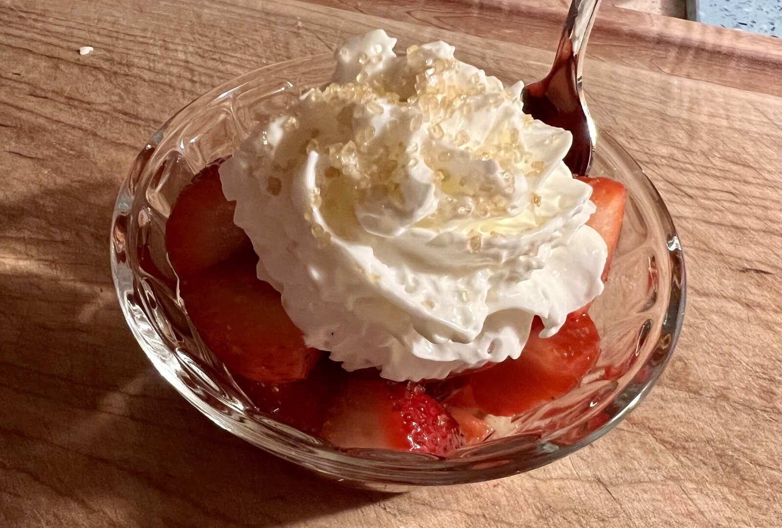 Strawberries in Madeira and Cream