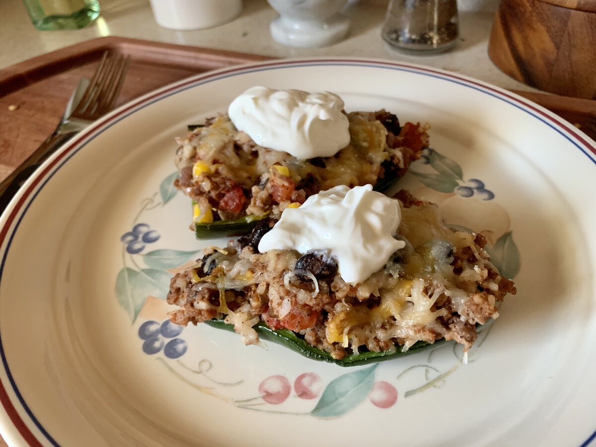 Stuffed Poblanos