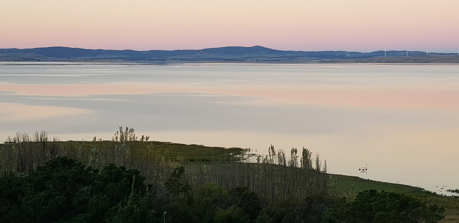 Sunset over Lake George