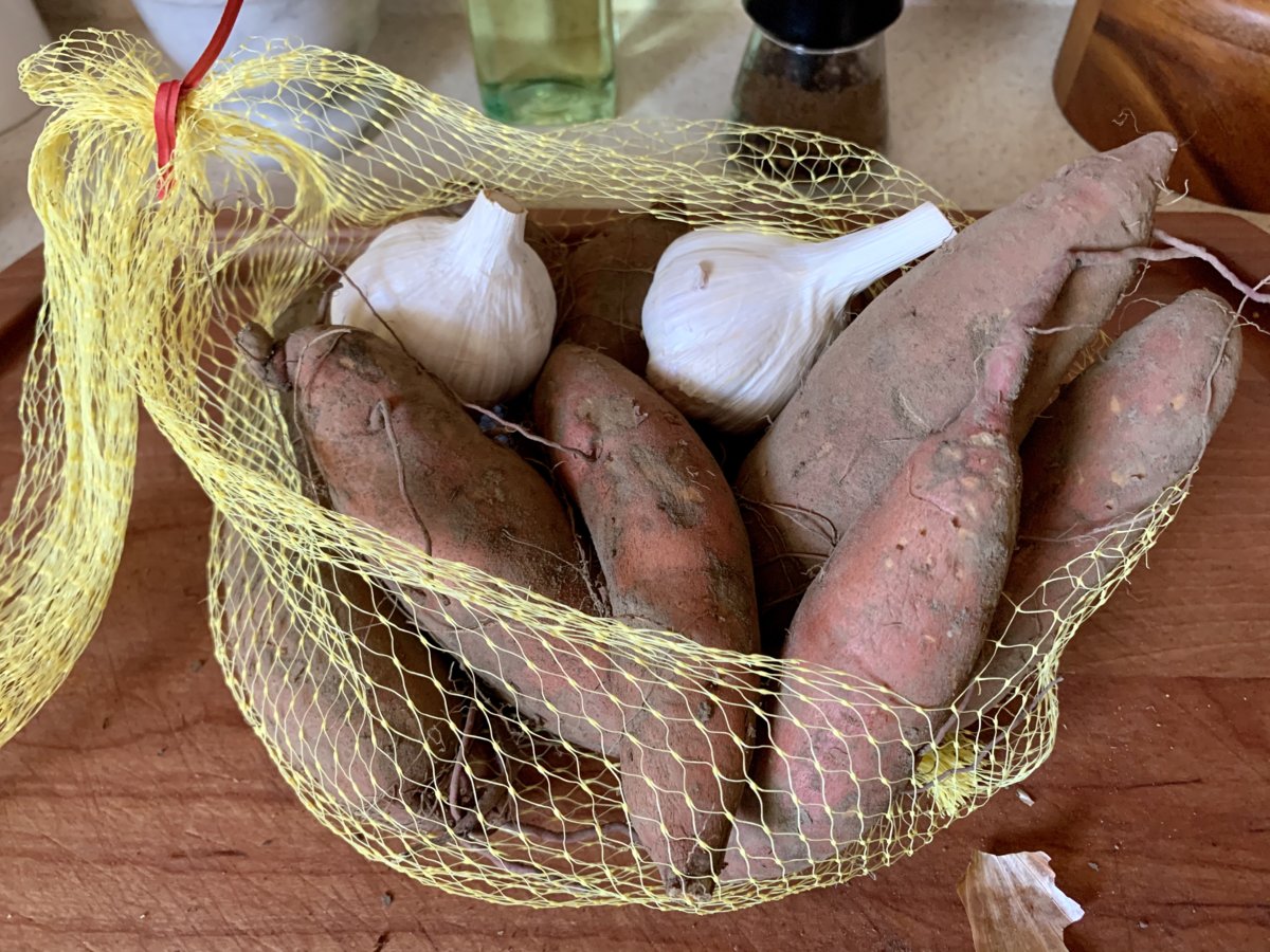 Sweet Potatoes & Garlic