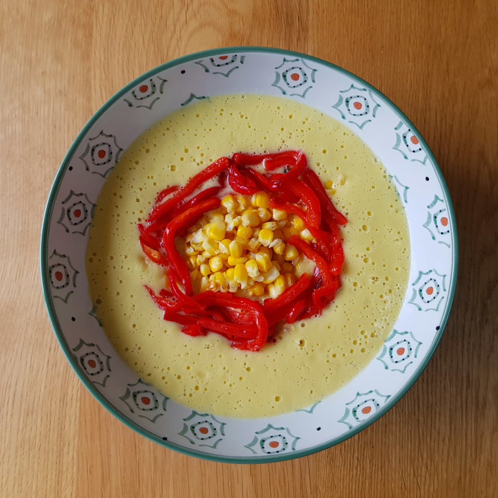 Sweetcorn & Roasted Peppers Soup