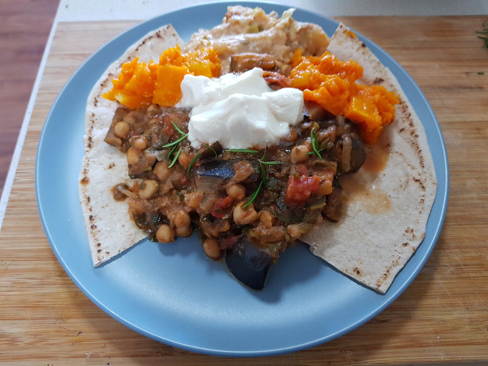 Syrian Aubergine and Chickpea Ragout