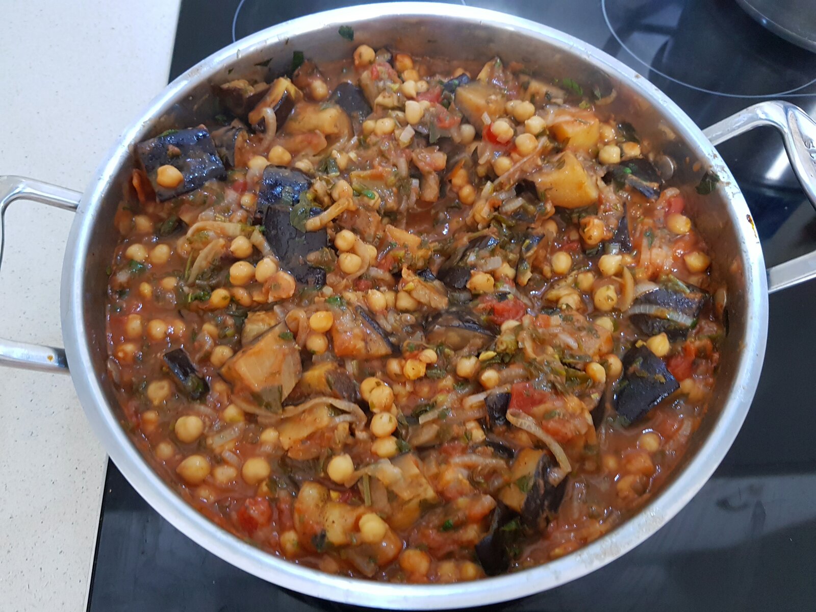 Syrian Aubergine & Chickpea Ragout