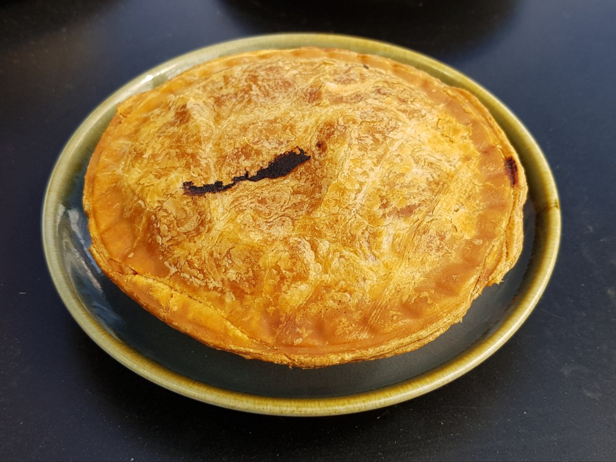 Tempeh and vegetable pie