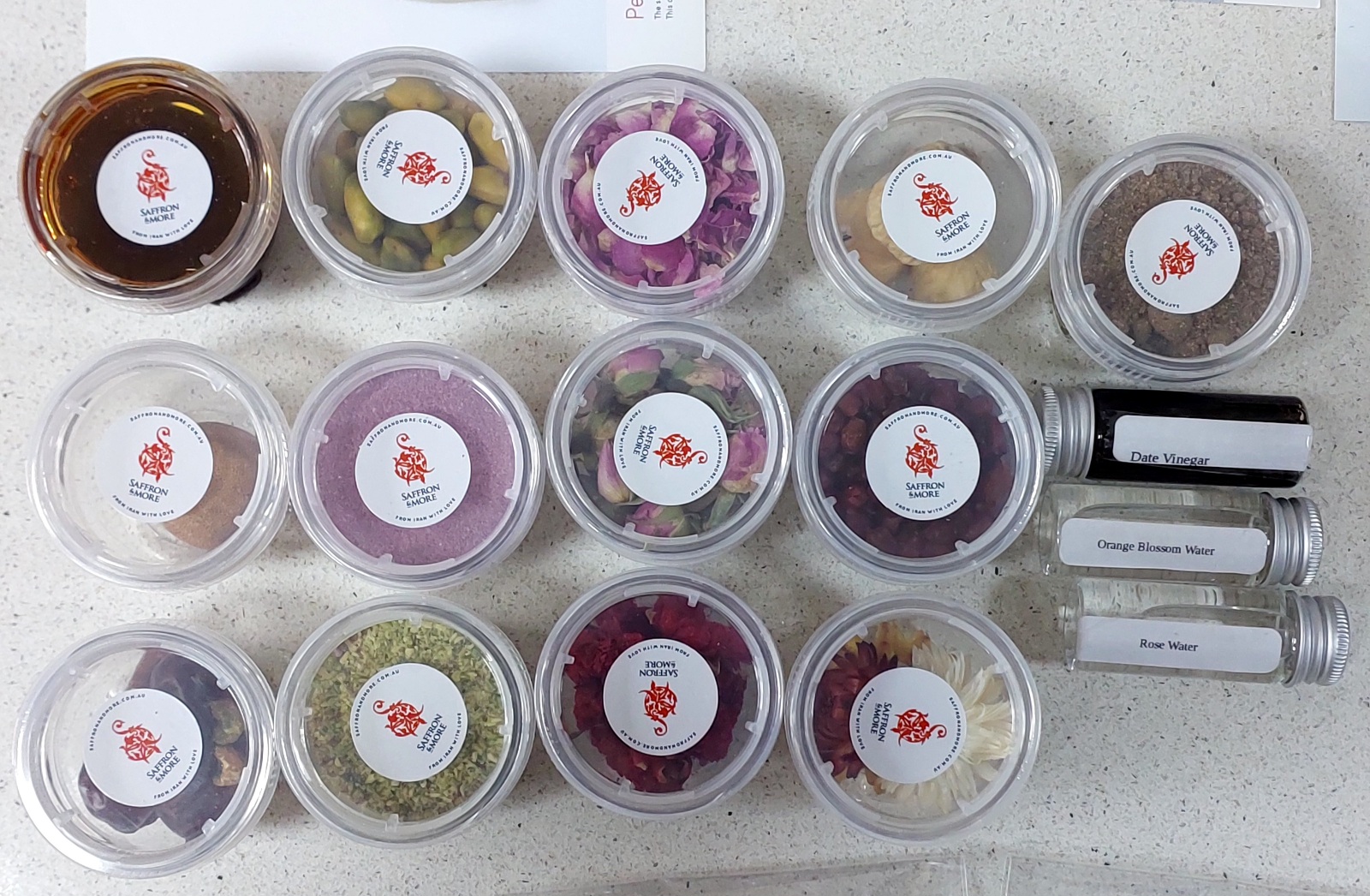 The 13 Sample containers