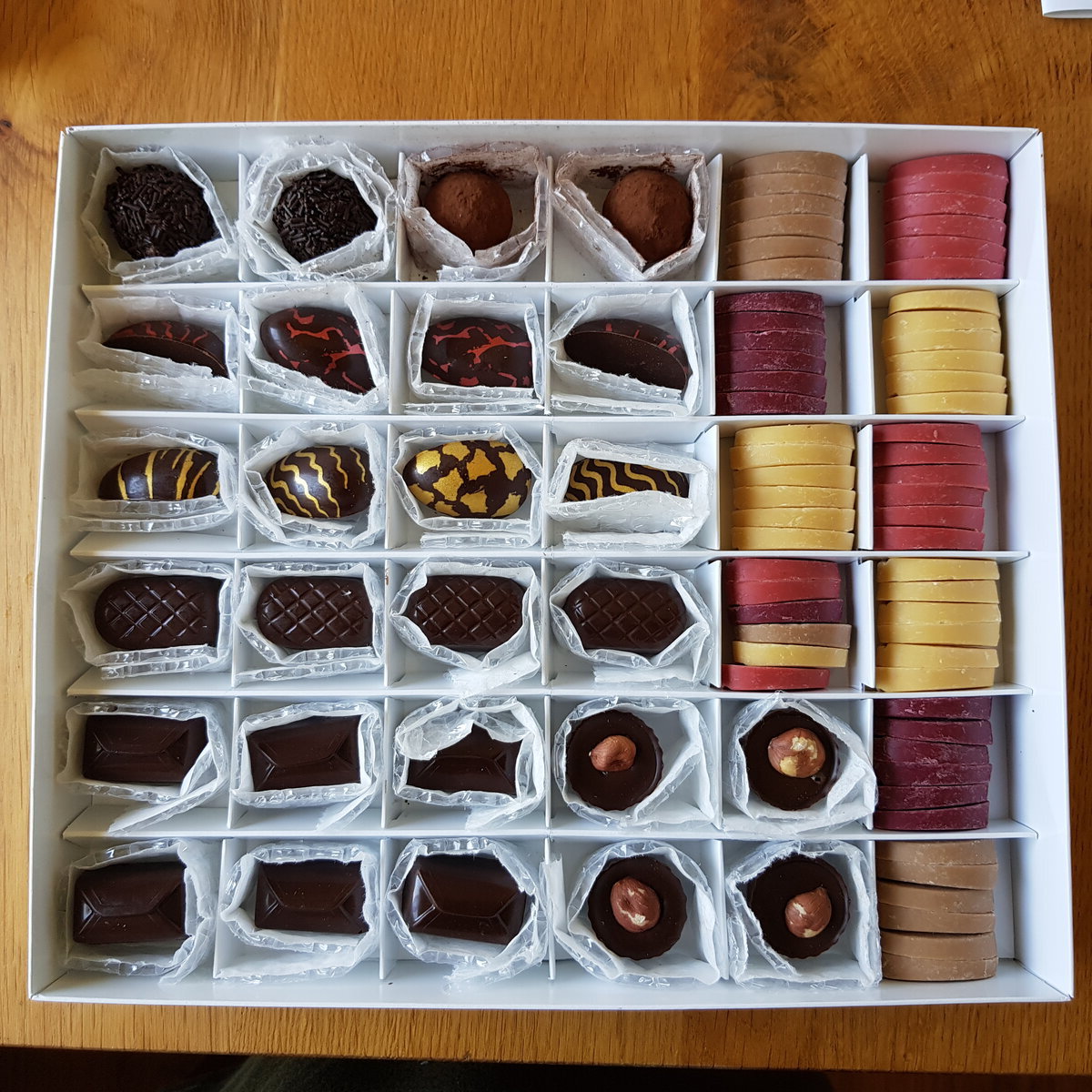 The Advent chocolates