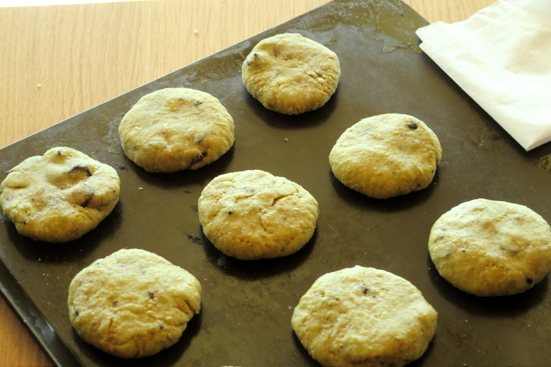 The Avocado Chocolate Chunk Cookie/Scone Experiment