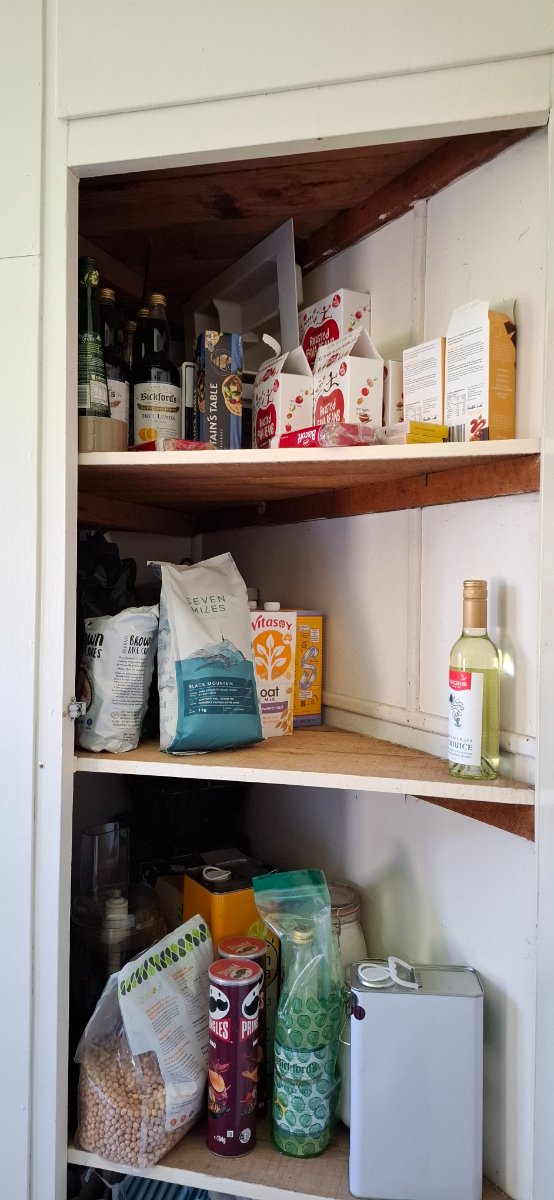 the goodies and nuts area