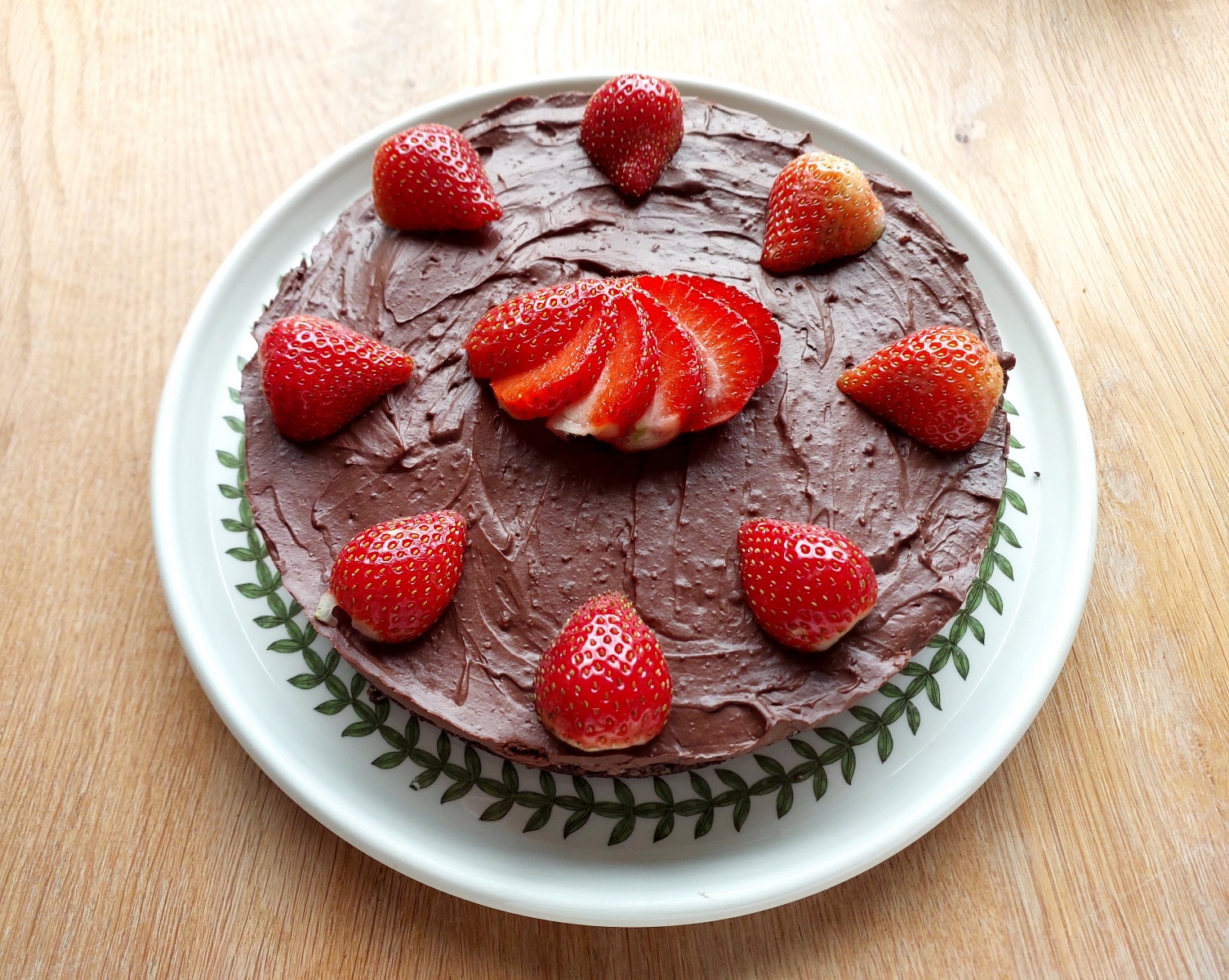 The whole Tofu Chocolate Cake