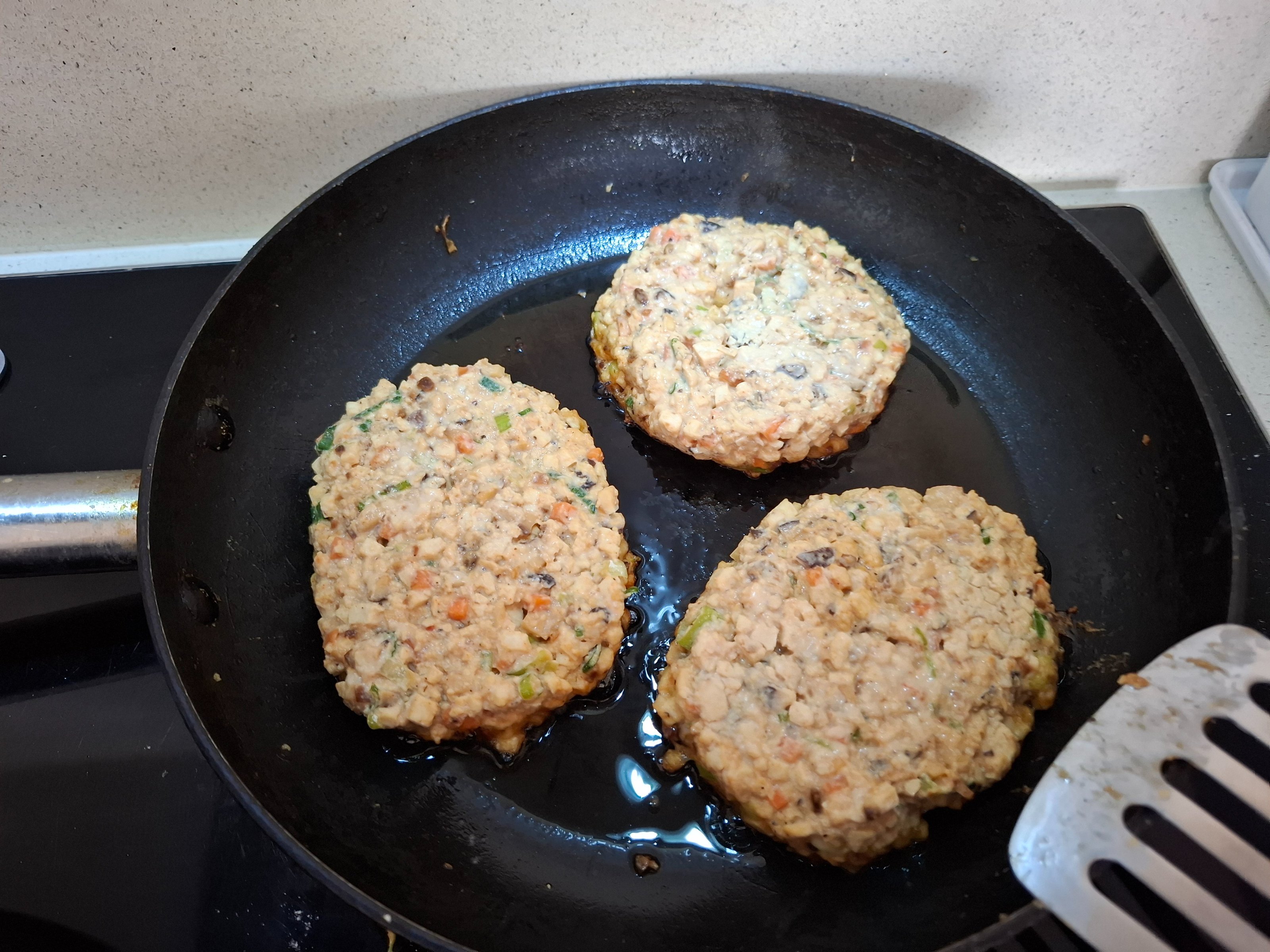 Tofu & Mushroom Burgers
