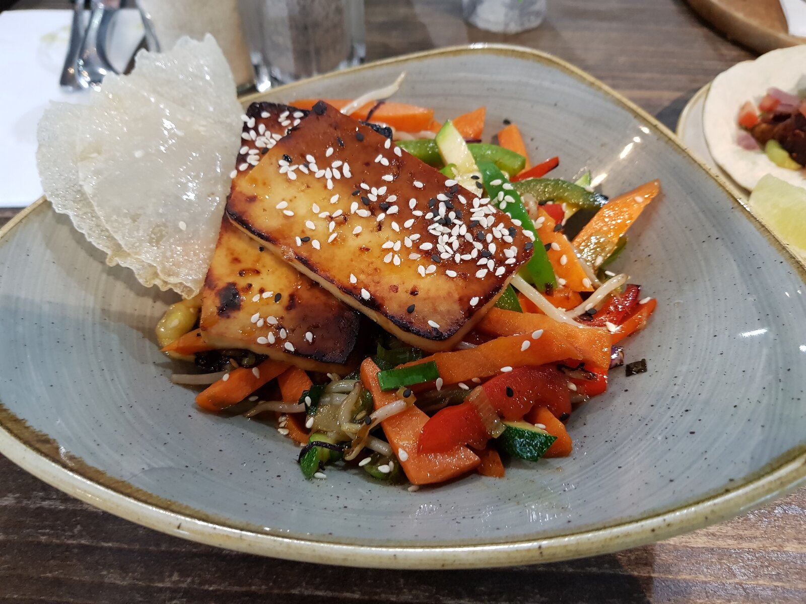 Tofu Steak Stirfry