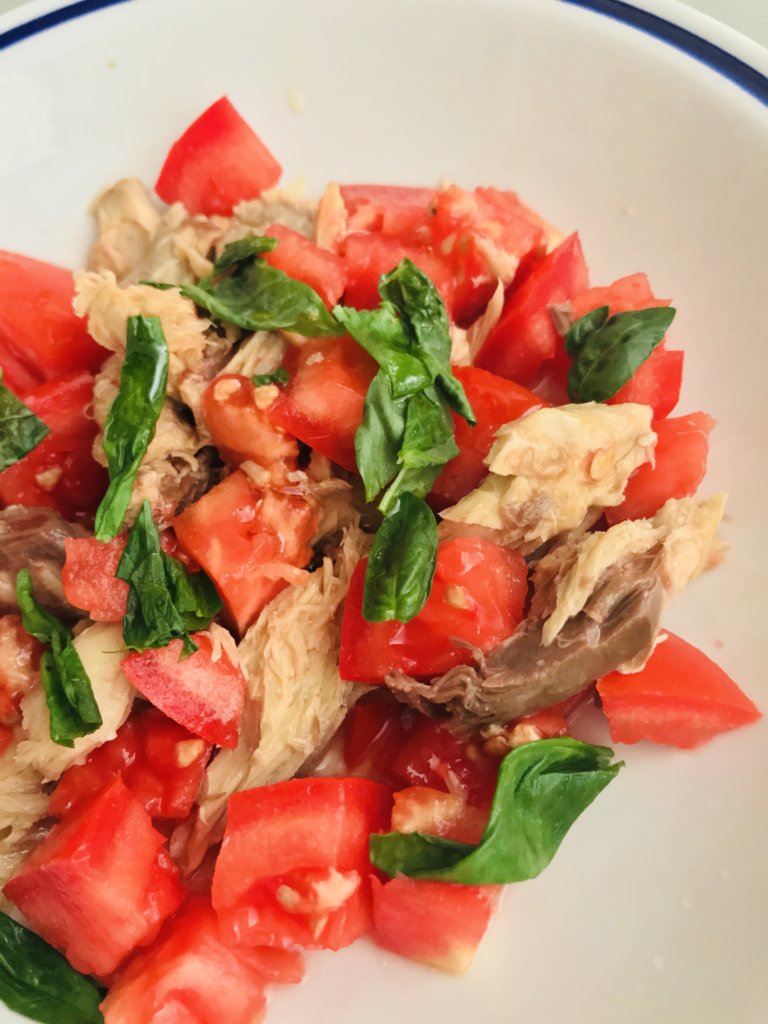 Tomatoes and mackerel salad.jpeg