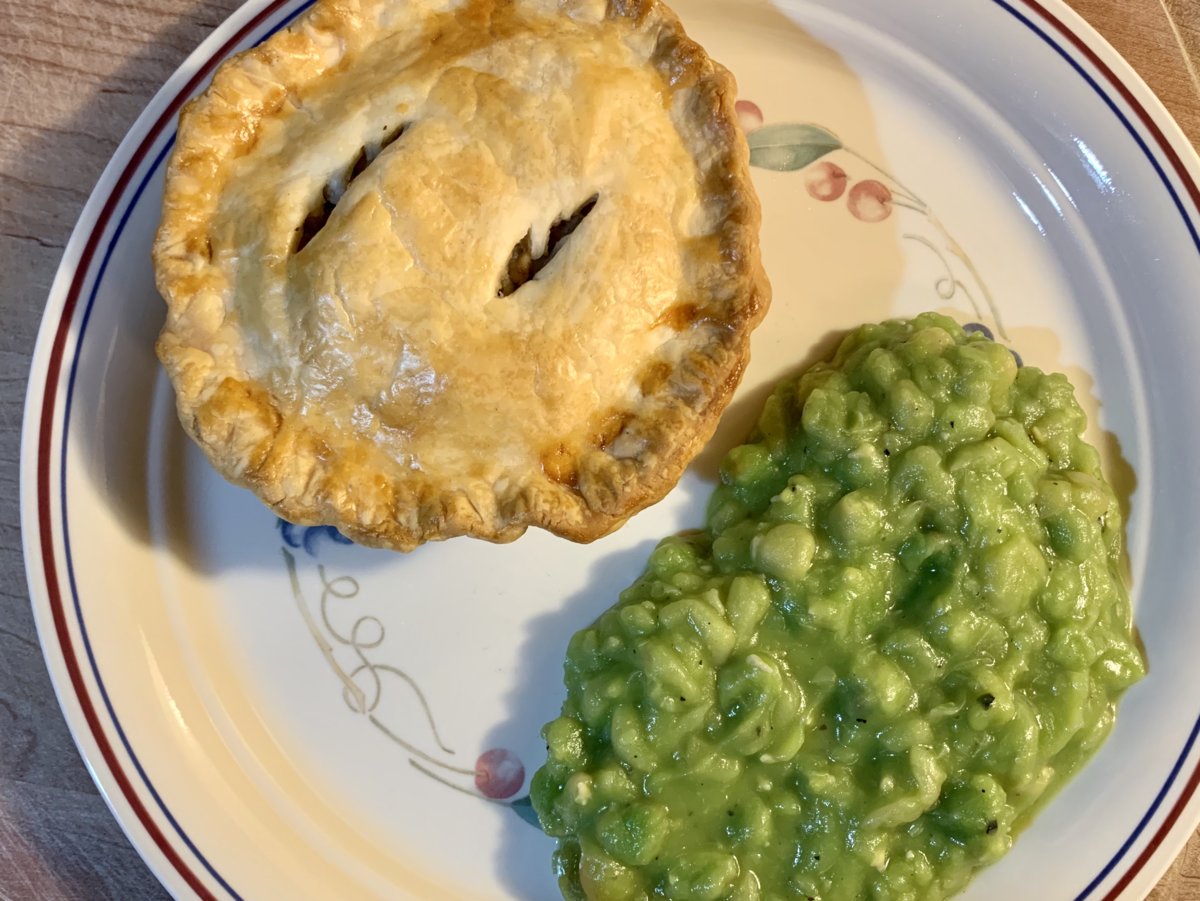 Tourtiere And Peas