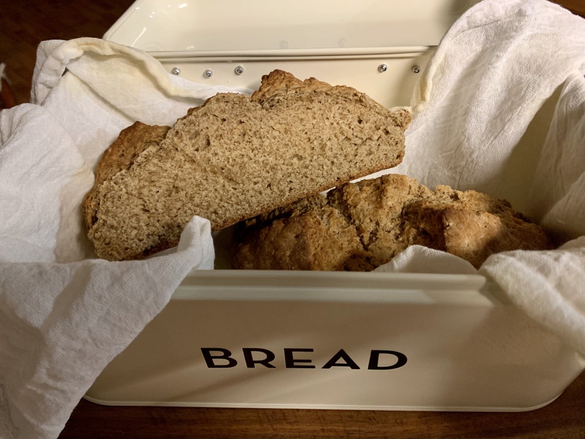 Trying Out The New Bread Box