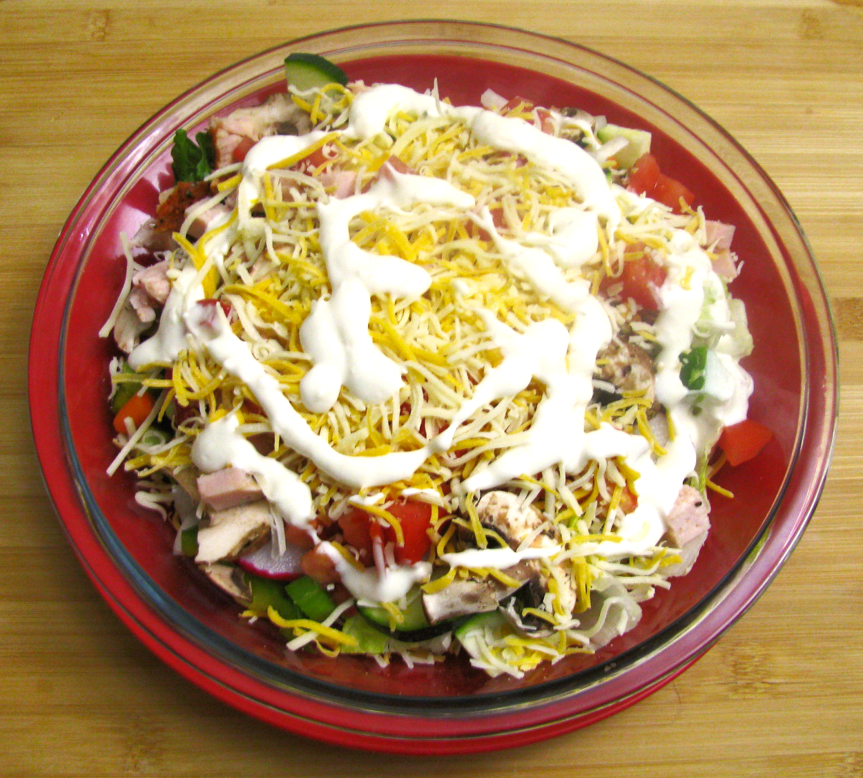 Turkey Layered Salad