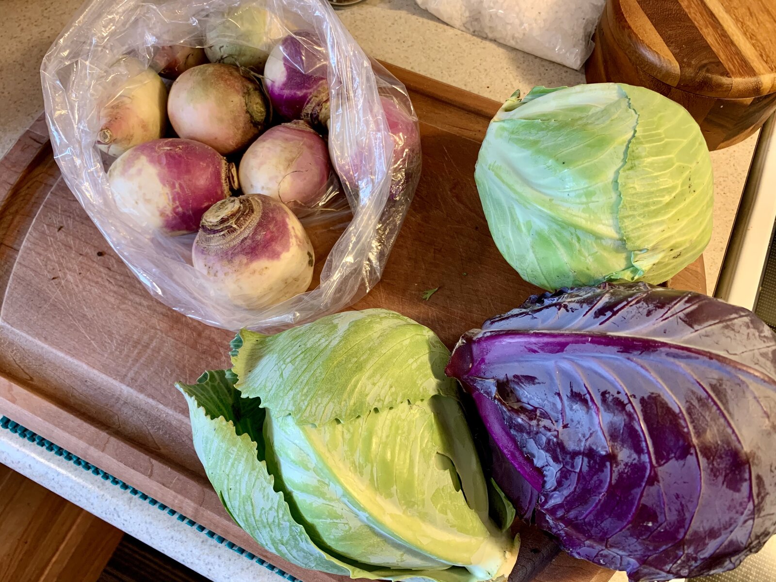 Turnips, Watermelon Radishes, & Cabbages