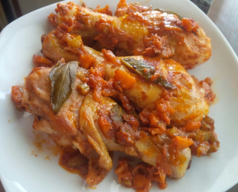 Tuscan Chicken Cacciatore