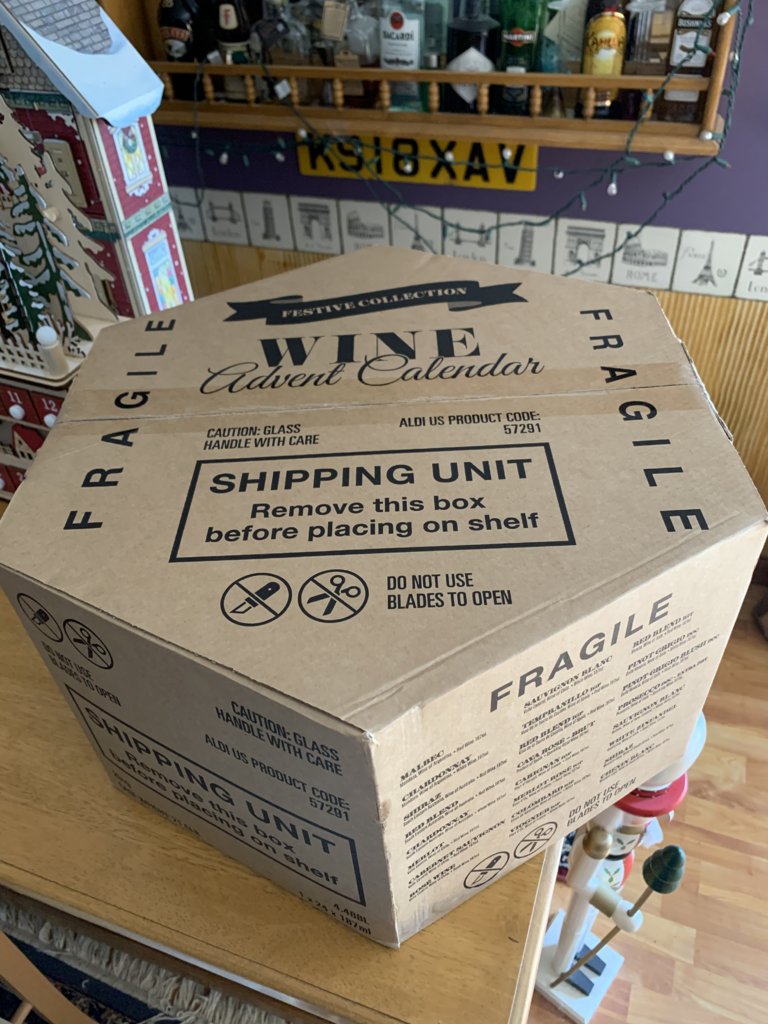 Unboxing Wine Calendar