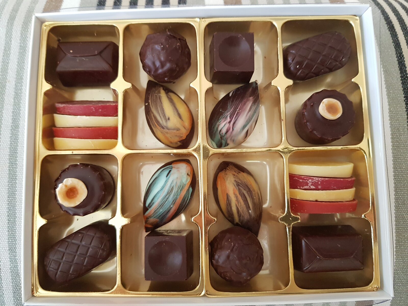 Vegan birthday chocolates